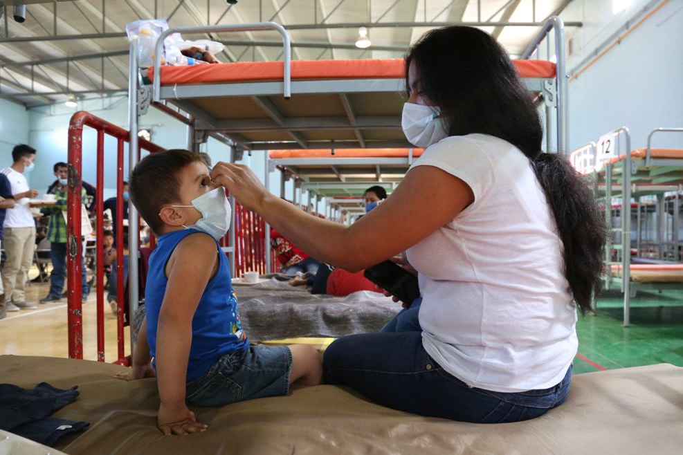 Sandra y sus hijos fueron deportados cuando llegaron a Texas. |Ariel Ojeda