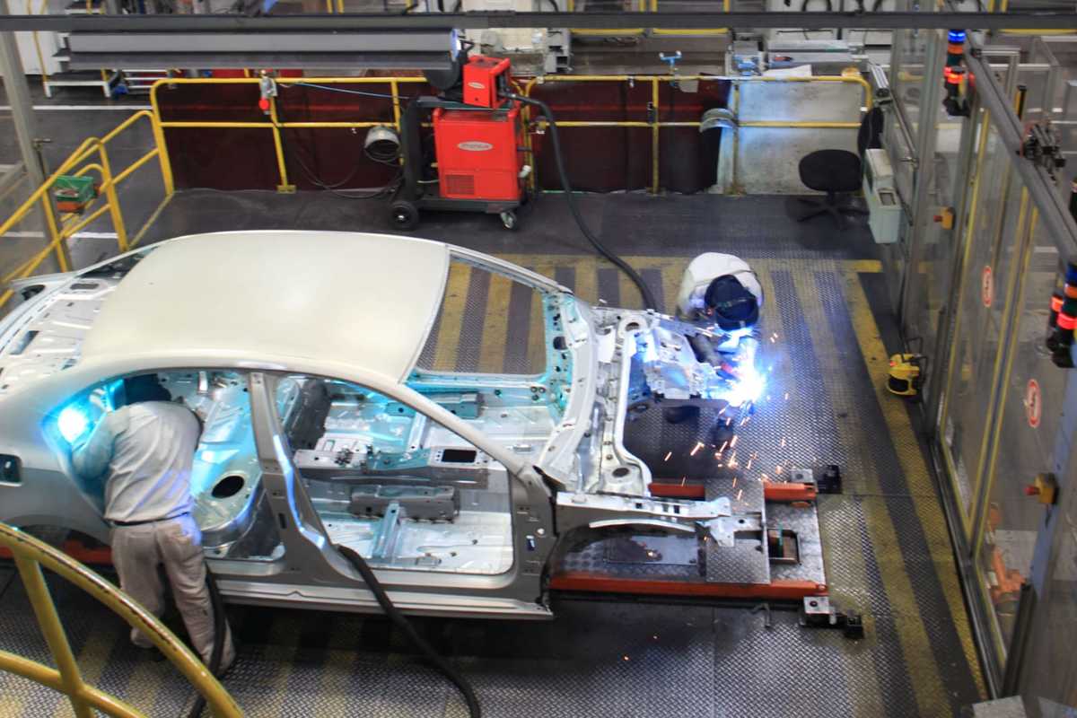 Trabajadores de la armadora alemana Volkswagen | Andrés Lobato