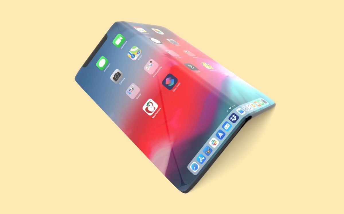 Así luciría el iPhone plegable (MacRumors)