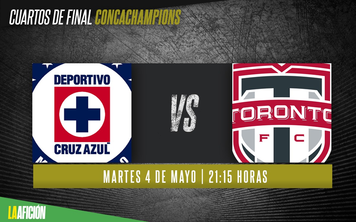 Cruz Azul vs Toronto, agenda de la Concachampions