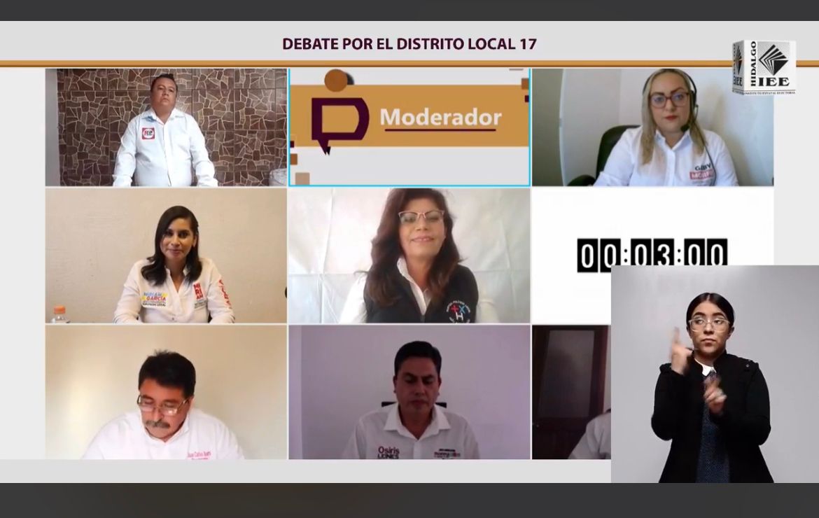 Debate de candidatos por el distrito Villas del Álamo