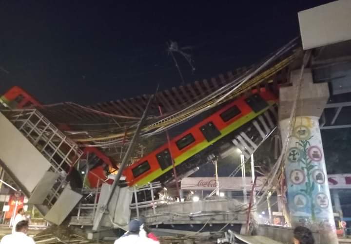 Instalan filtros de seguridad en el accidente de la L12 del Metro (Araceli López)