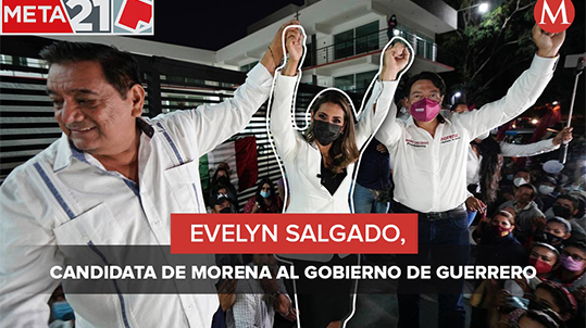 Evelyn Salgado se registra como candidata a gubernatura de Guerrero