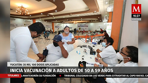 Inicia jornada de vacunación anticovid en municipios de Yucatán