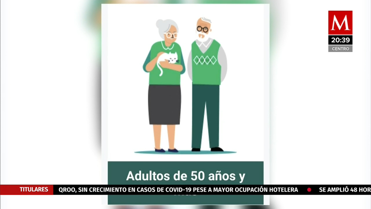 Reacciones del público ante imagen de adultos de 50 años