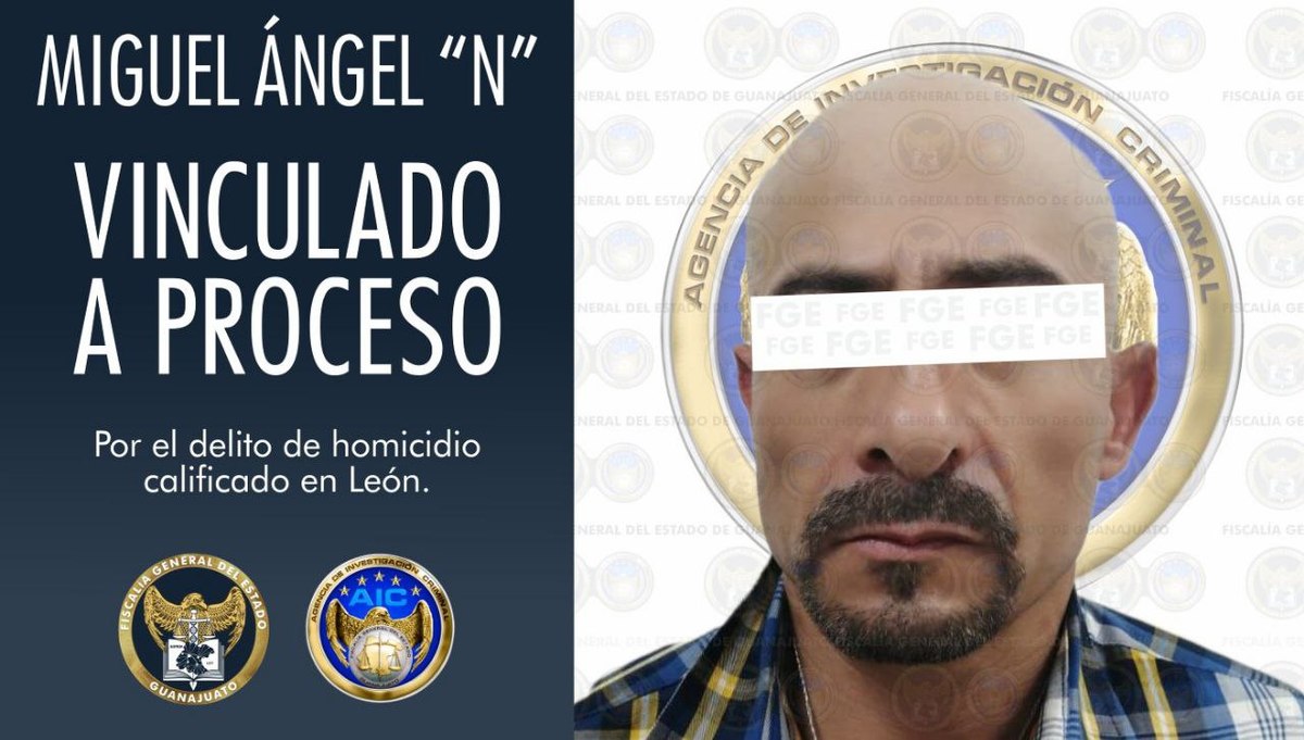 Vinculan a hombre por asesinar a dos personas en León. Foto: Especial