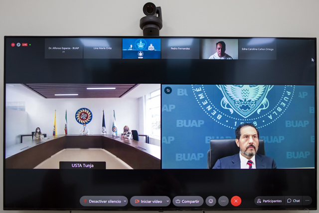 Buap firma convenio con universidad de Colombia | Especial