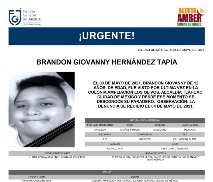 Los familiares de Brandon Giovanny denunciaron la falta de información sobre su paradero durante horas.