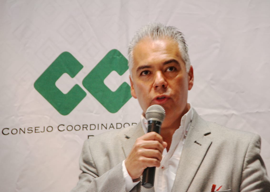 Ignacio Alarcón Rodríguez Pacheco, presidente del Consejo Coordinador Empresarial. (Melanie Torres)