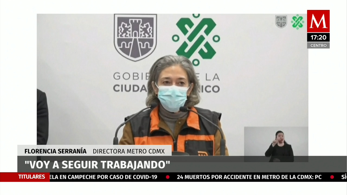 Sheinbaum descarta despido de directora del Metro tras desplome en L12