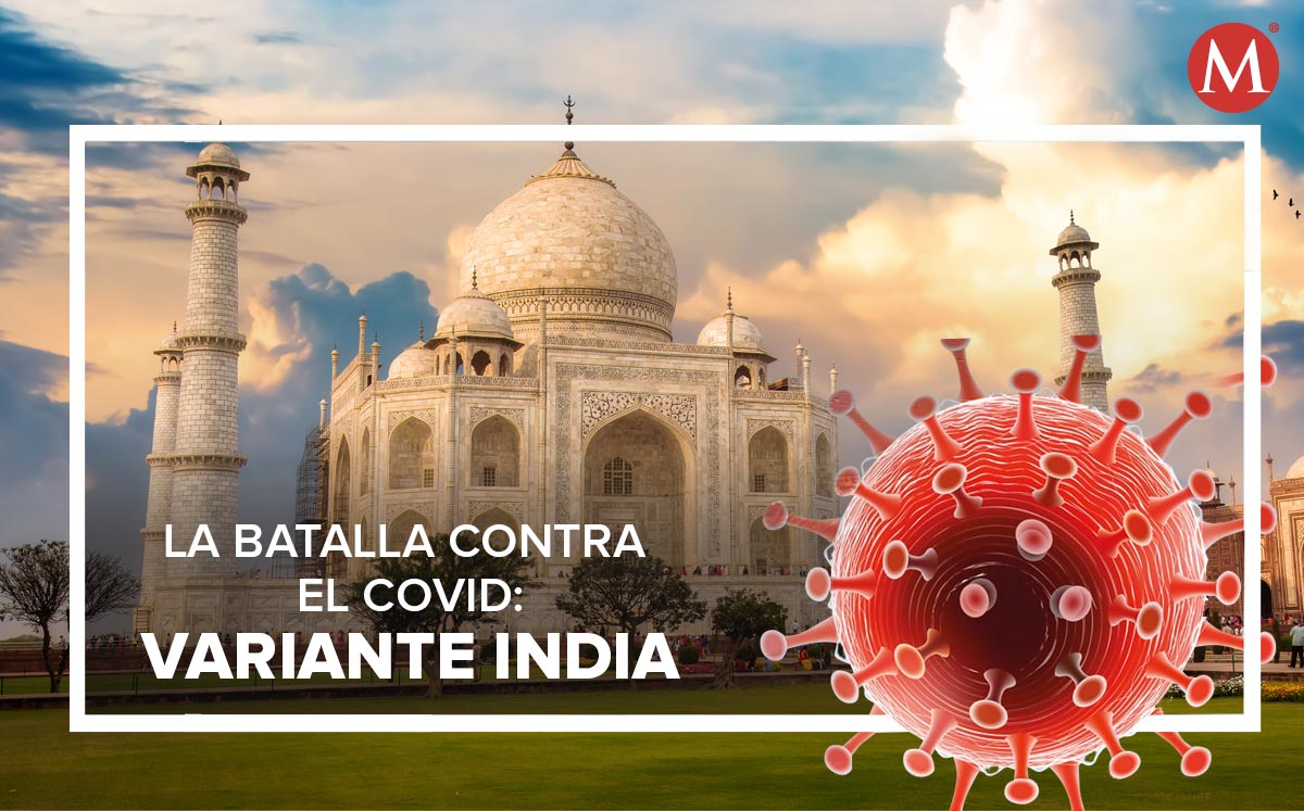La variante India llegó al país; hay un caso en San Luis Potosi | Diseño: Mauricio Ledesma | Foto: Shutterstock