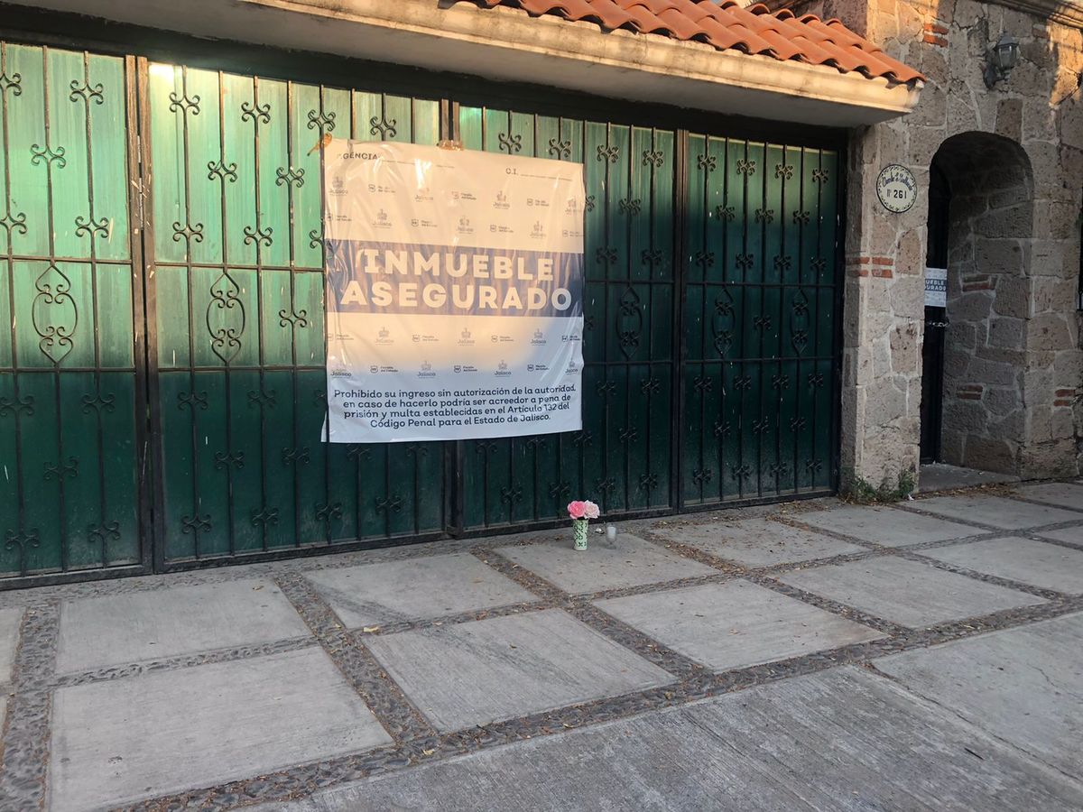 Aseguran finca donde localizaron cuerpo de policía de Guadalajara. (Rosario Álvarez)