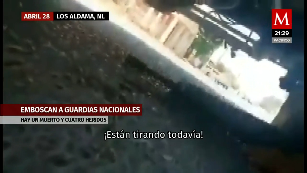 Difunden video de emboscada contra Guardias Nacionales en Aldama