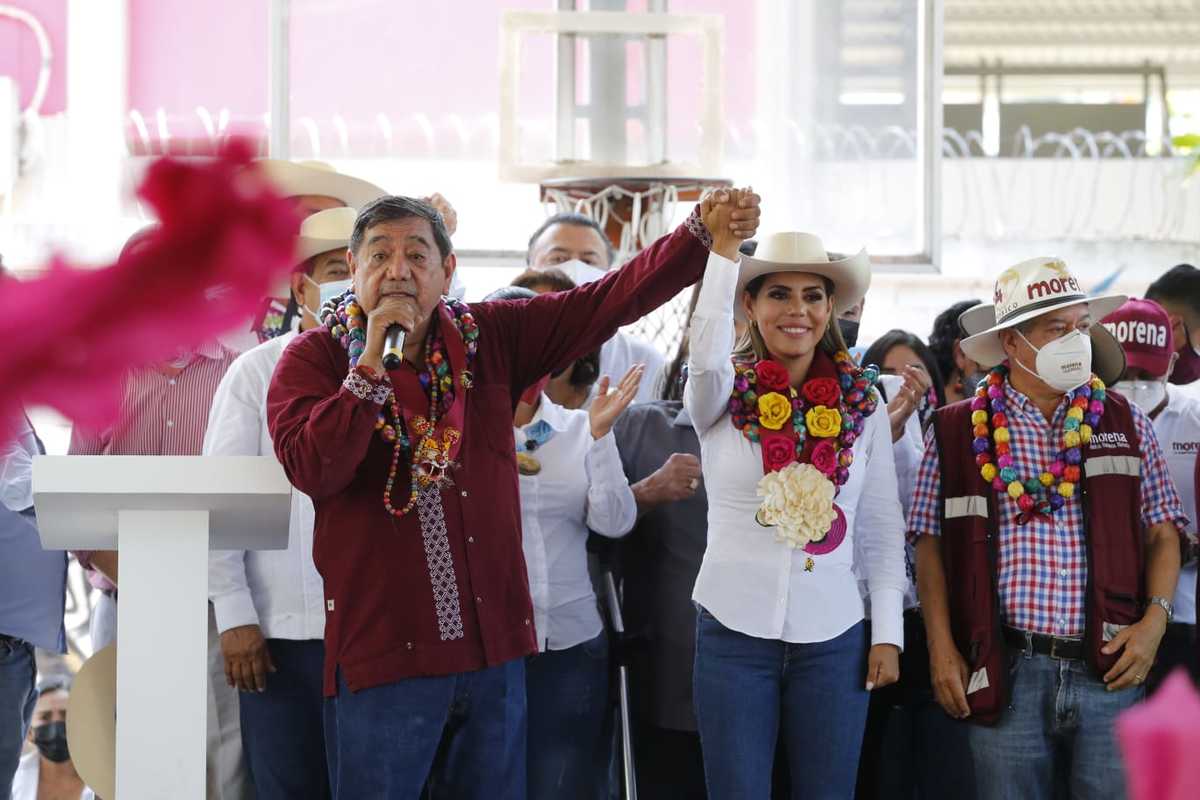 Evelyn Salgado señaló que la presencia de su padre no tendrá una marca positiva en su campaña. (Omar Franco)