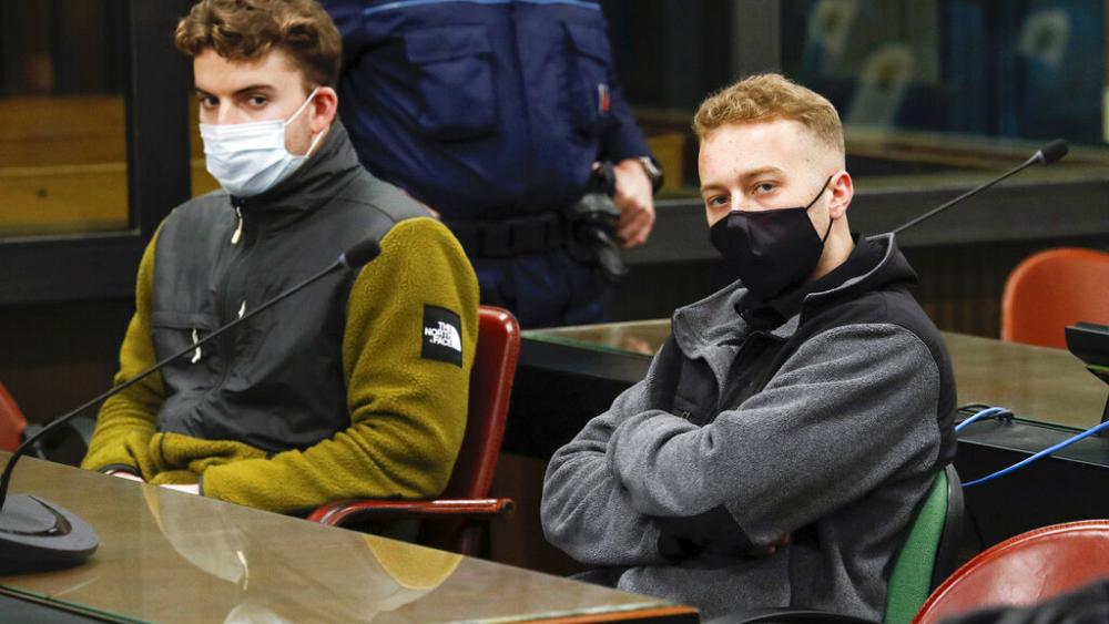 Finnegan Lee Elder  y Gabriel Natale-Hjorth enfrentan un juicio en Roma por el asesinato de un policía durante el verano del 2019 / Fotografía: AP.