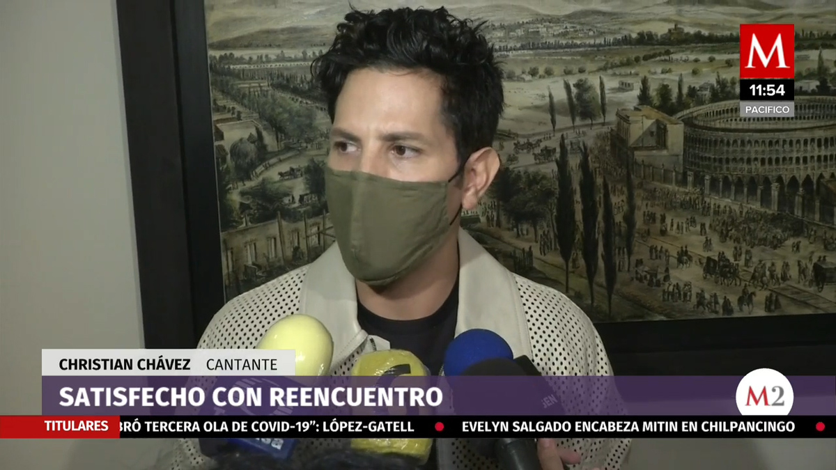 Christian Chávez está satisfecho con el reencuentro de RBD