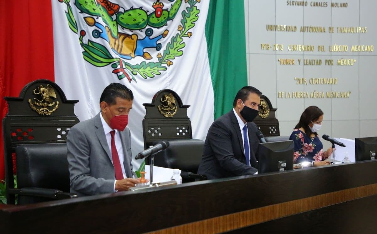 Congreso de Tamaulipas en sesión del 6 de mayo de 2021. (Facebook)