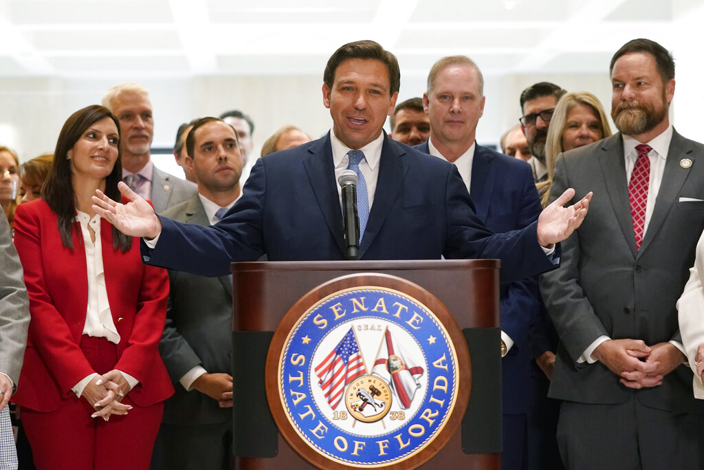 El gobernador de Florida, Ron DeSantis. (AP)