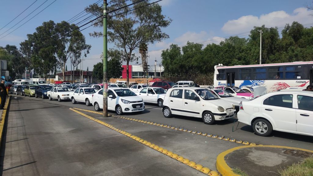 Finalmente los choferes recibieron la llamada del delegado de Movilidad en Ecatepec.