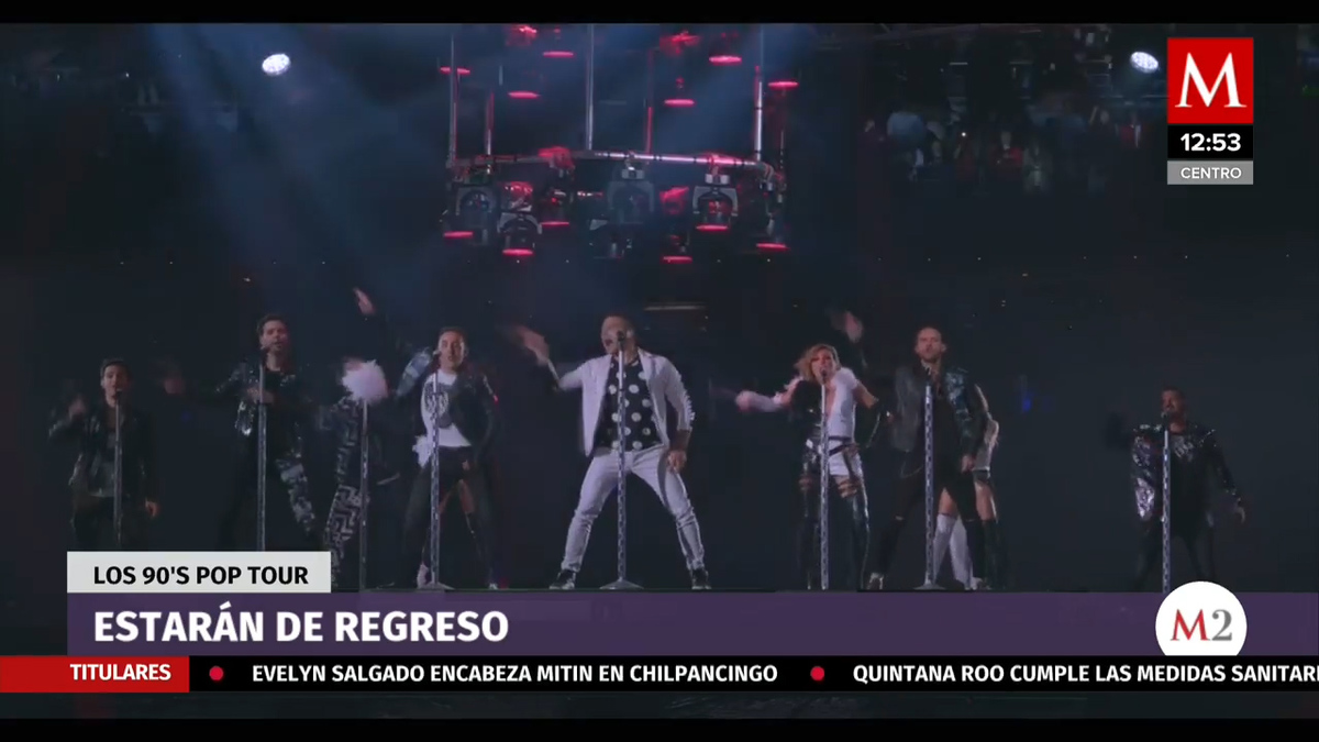 Los 90's pop tour estarán de regreso a escenarios