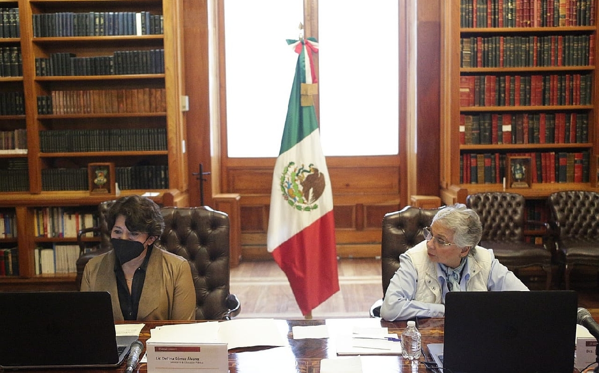 La reunión también trató el avance de la vacunación contra el covid-19. (@M_OlgaSCordero)