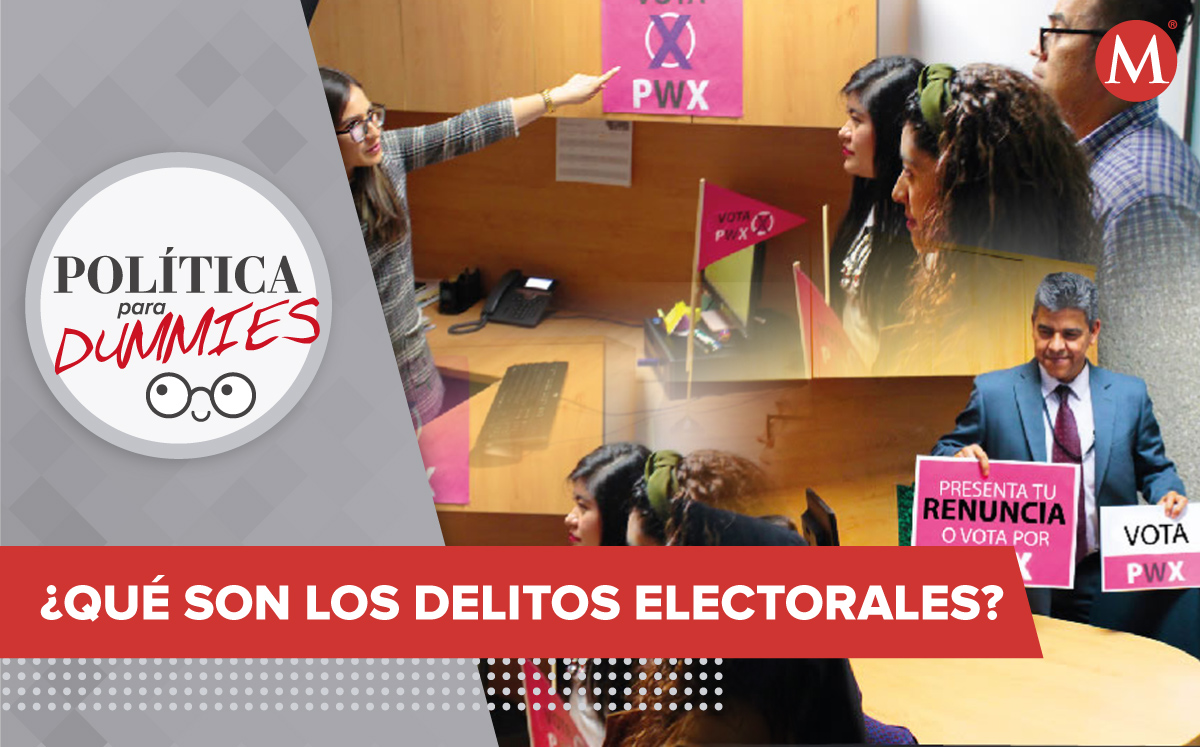 Aprende a identificar los delitos electorales y denúncialos. | Diseño Óscar Ávila