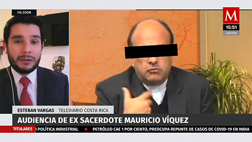 Audiencia de ex sacerdote Mauricio Víquez en Costa Rica