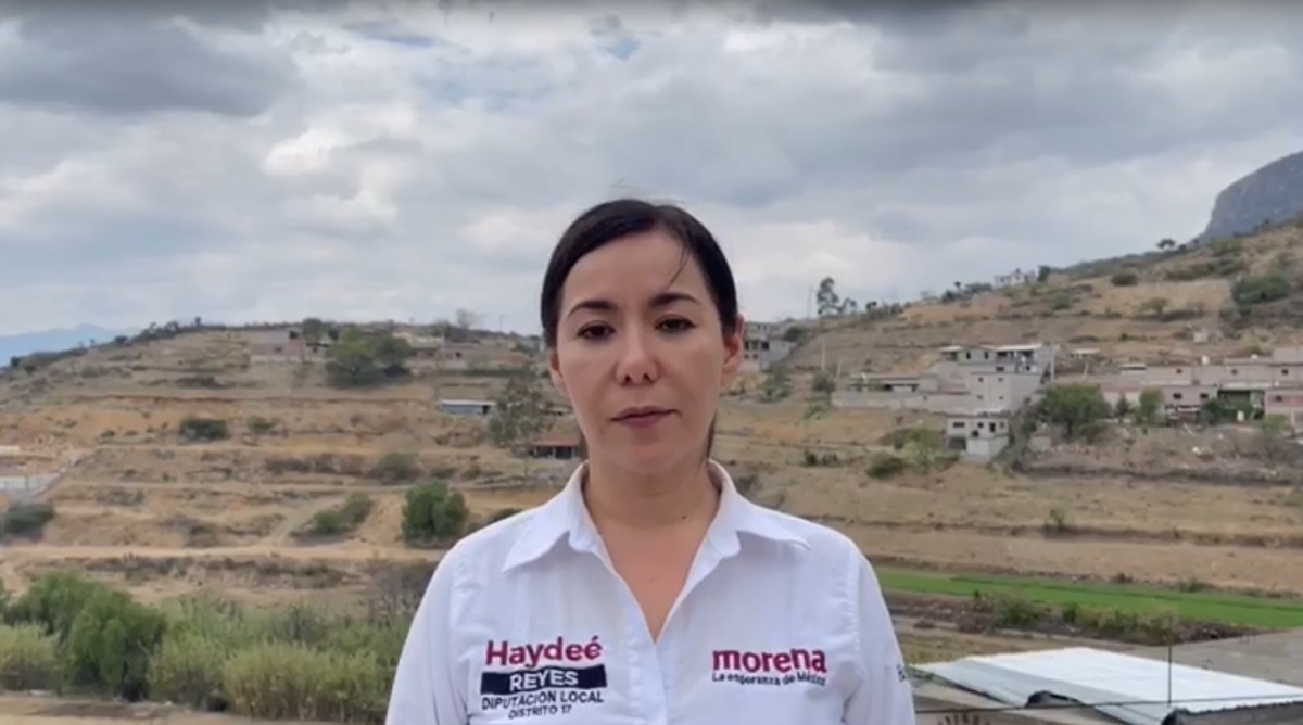 La candidata a diputada local por Morena, Haydeé Reyes Soto. (Óscar Rodríguez)