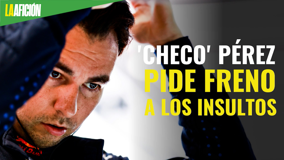'Checo' Pérez pide un freno a los insultos