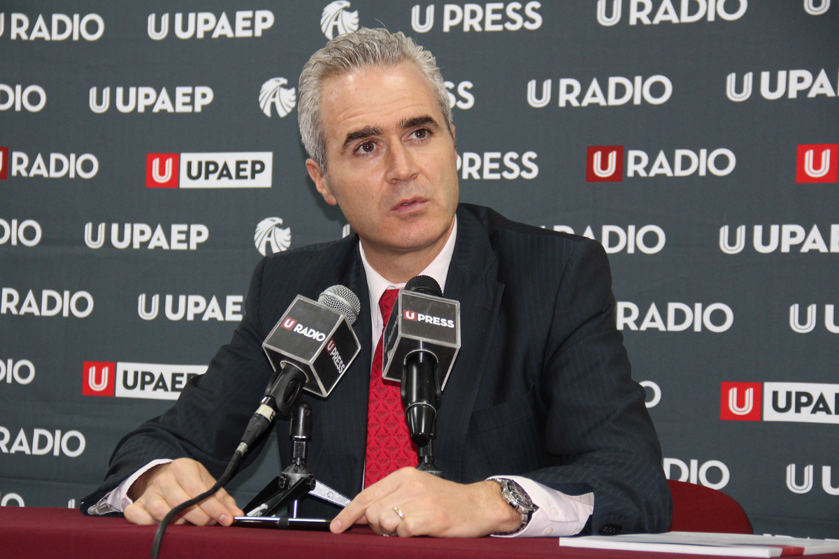 Emilio José Baños Ardavín, rector de la Upaep. (Agencia Enfoque)