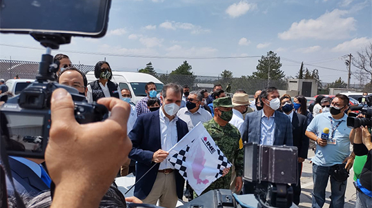 INE inicia con la distribución de material electoral