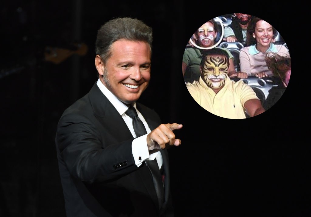 Luis Miguel se pasea en Disneyland con Michelle Salas y Aracely Arámbula./ Getty Images.