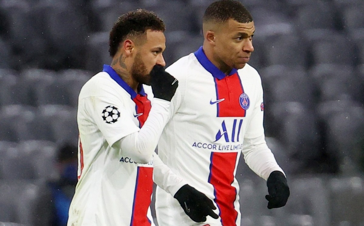 Neymar y Kylian Mbappé, jugadores del PSG (Reuters)