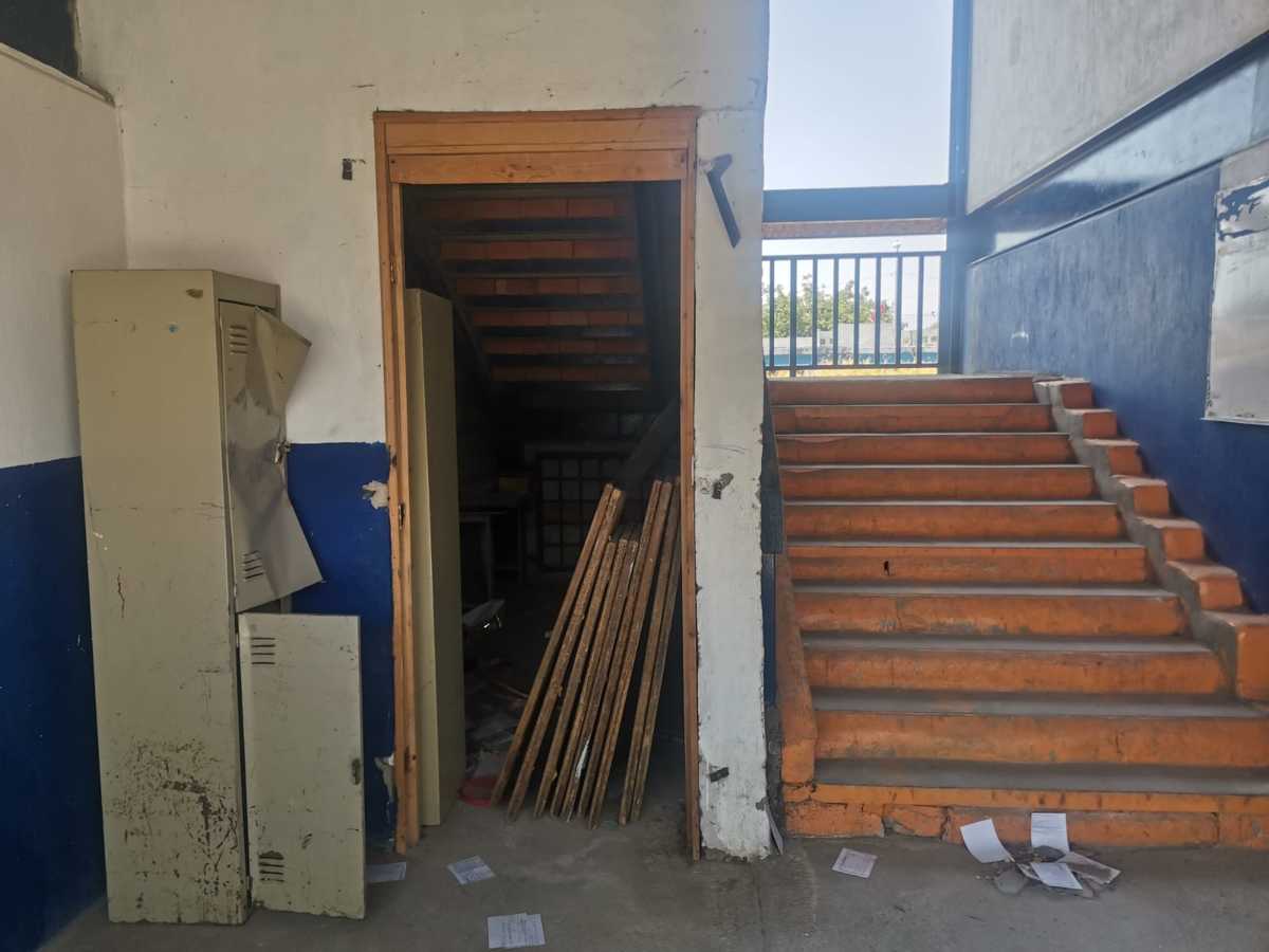 Saqueos dejan desmantelada a la primaria Josefa Ortiz de Domínguez en Chulavista (Cortesía)