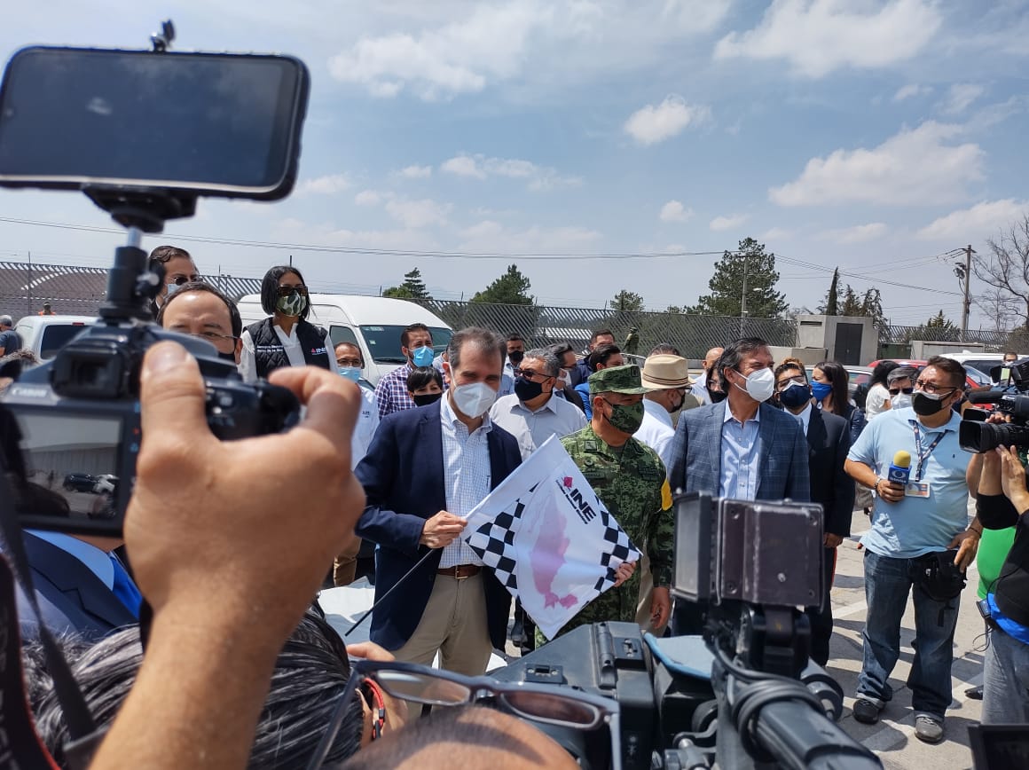 "Esto significa que el proceso electoral 2020-2021 avanza en los plazos de ley y al calendario establecido". (Alejandra Gudiño)