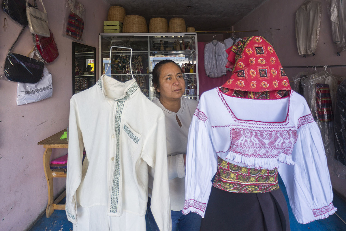 Artesanías y sabores buscan rescatar esta lengua originaria en México. (Andrés Lobato)