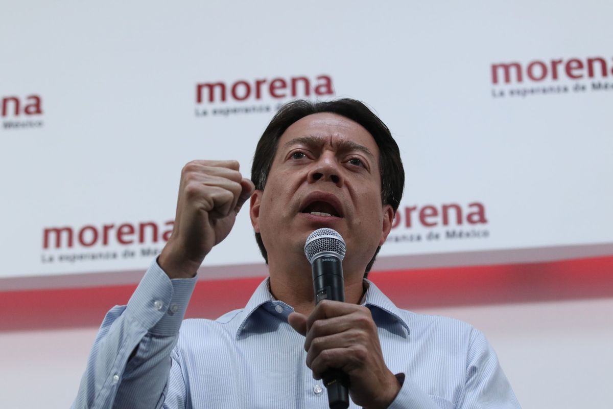 Mario Delgado, dirigente nacional de Morena. (Cuartoscuro)