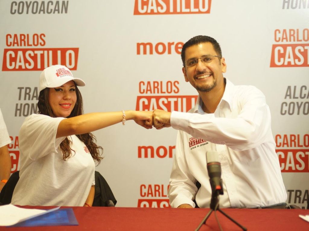 Preciado Guerrero se sumó a la candidatura del morenista Carlos Castillo en Coyoacán. (Especial)