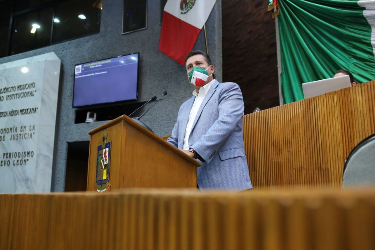 Álvaro Ibarra, coordinador del PRI en el Congreso de Nuevo León. Foto: Especial.