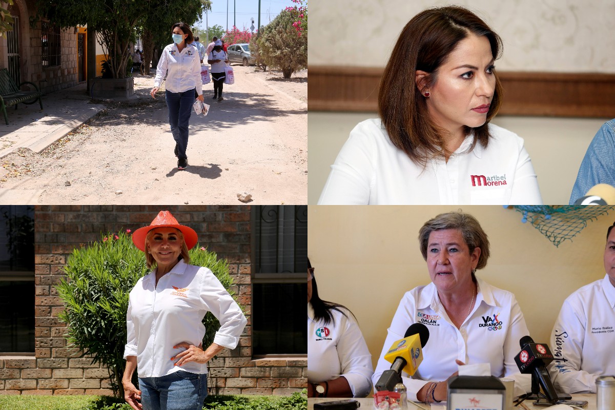 Candidatas a diputadas en elecciones 2021 en Durango. (Rolando Riestra y Mauricio Román)