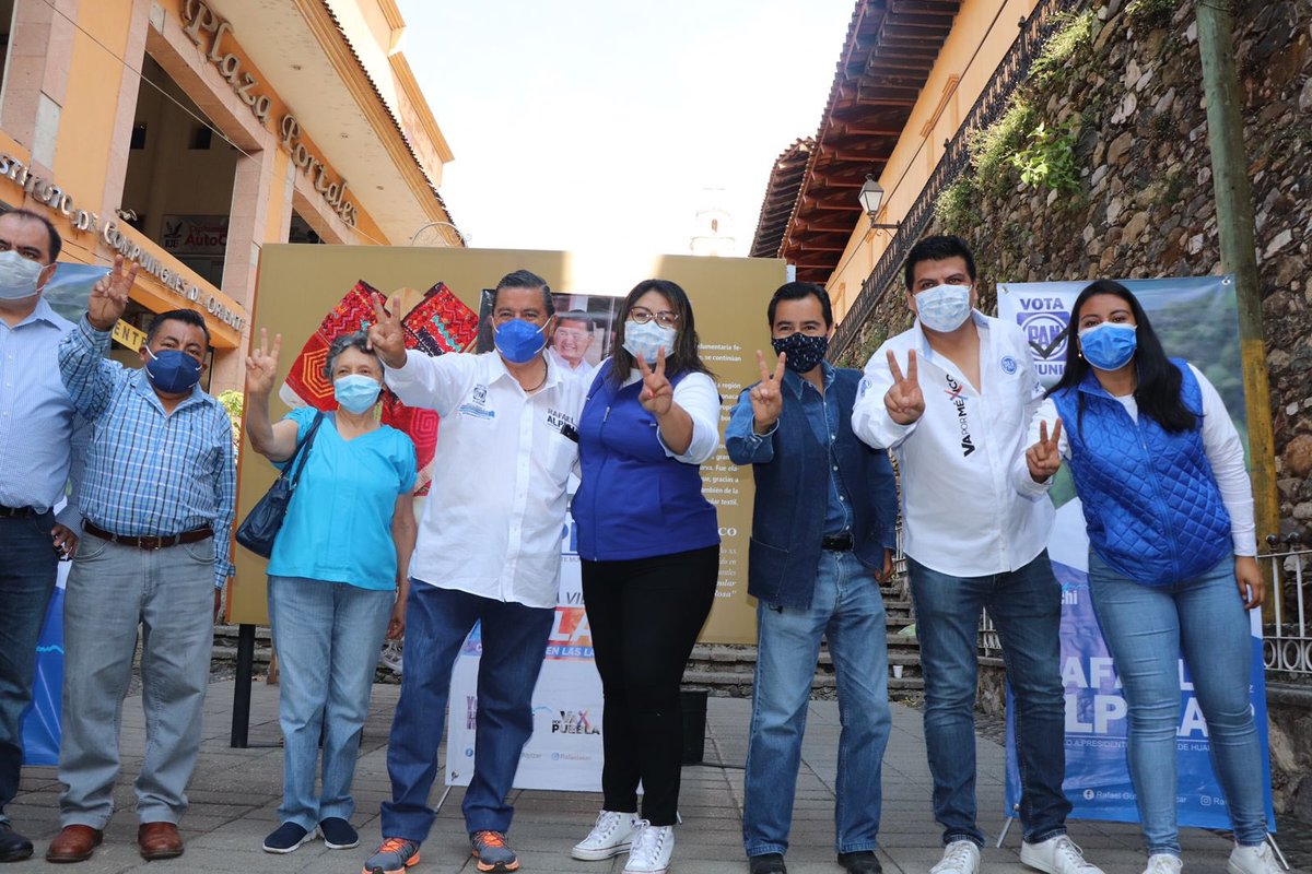 Genoveva Huerta en su visita a Huauchinango | Especial