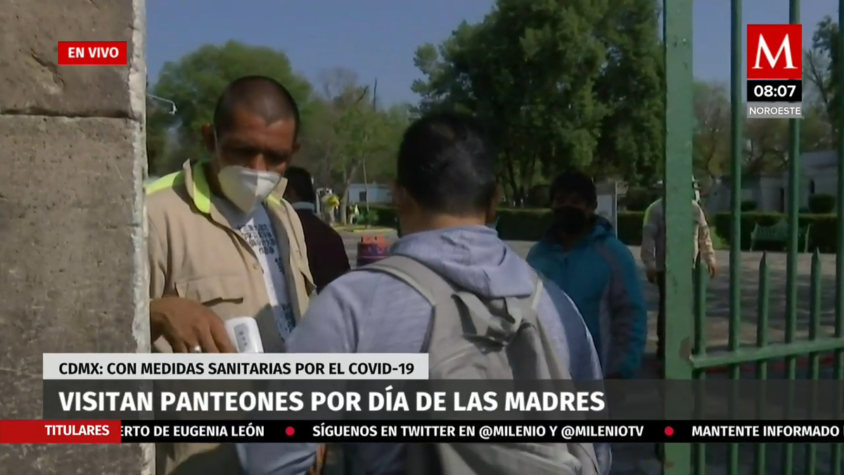 Afluencia por el día de las madres en panteones de la CdMx