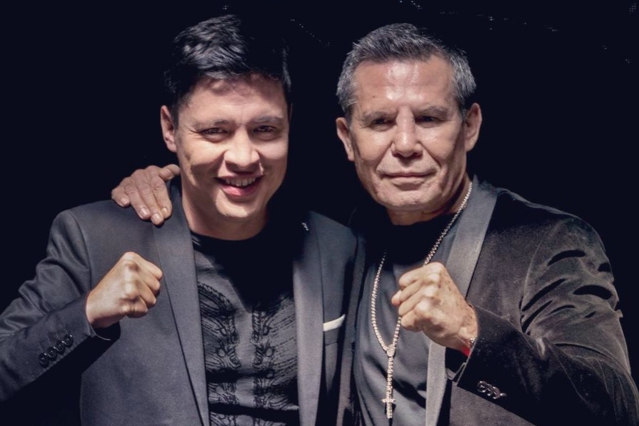 Armando Hernández y Julio César Chávez (Instagram armandohernandezoficial)
