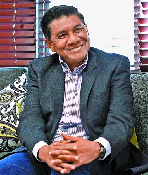 El aspirante pide la confianza de los guerrerenses. ISAAC LÓPEZ