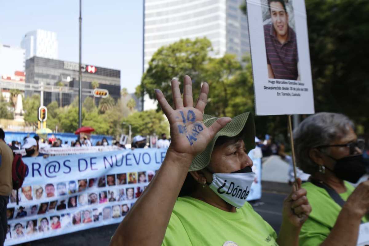 Cerca de 60 personas se dieron cita en el Monumento a la Madre en la Ciudad de México. |Ariana Pérez