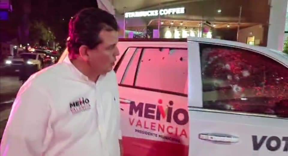El candidato fue atacado en Morelia. (Especial)