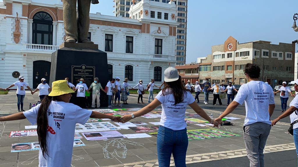 Los familiares convocaron plantones en Veracruz durante el Día de las Madres. (Especial)