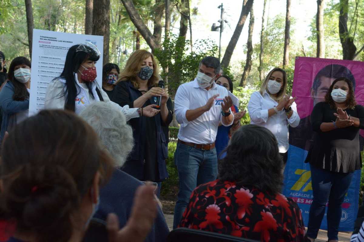 Mauricio Tabe, candidato común del PAN, PRI, y PRD a la alcaldía Miguel Hidalgo.