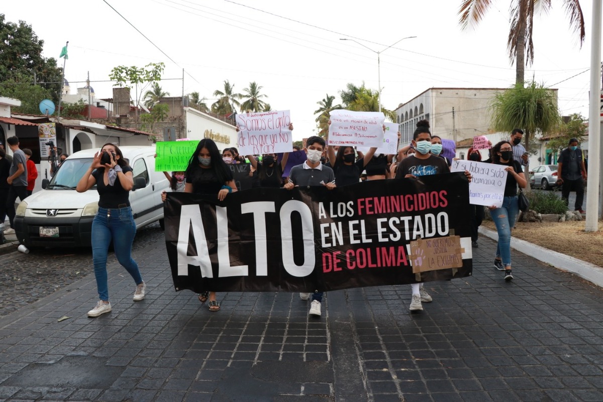 Mujeres salieron a las calles para exigir justicia. (Arnoldo Delgadillo)