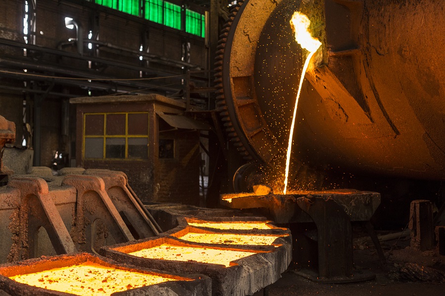 Complejo industrial de fundición de cobre. (Shutterstock)